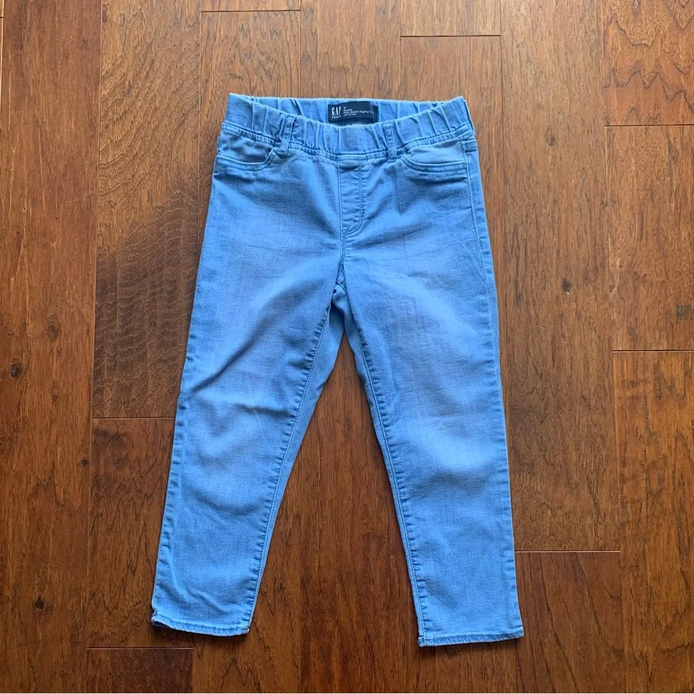 Gap Kids High Stretch Crop Jeggings Blue | Size 10